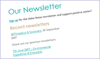 Integrate the newsletters into your website
