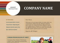 Retro Stripes Template